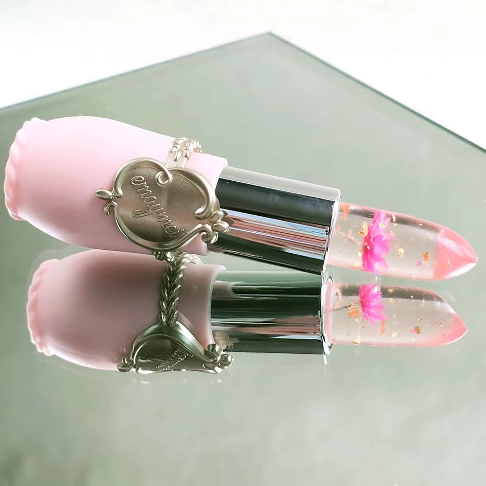 6-Color Transparent Moisturizing Jelly Color Changing Lipstick Temperature Changing Flower Lipstick